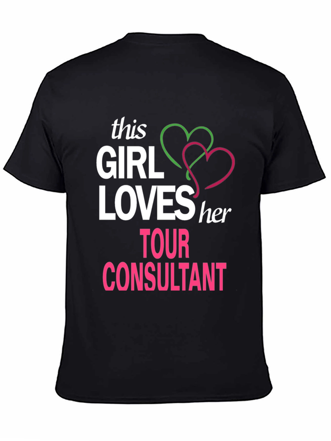 Tour Consultant Lover T-Shirt - Black Graphic Tee