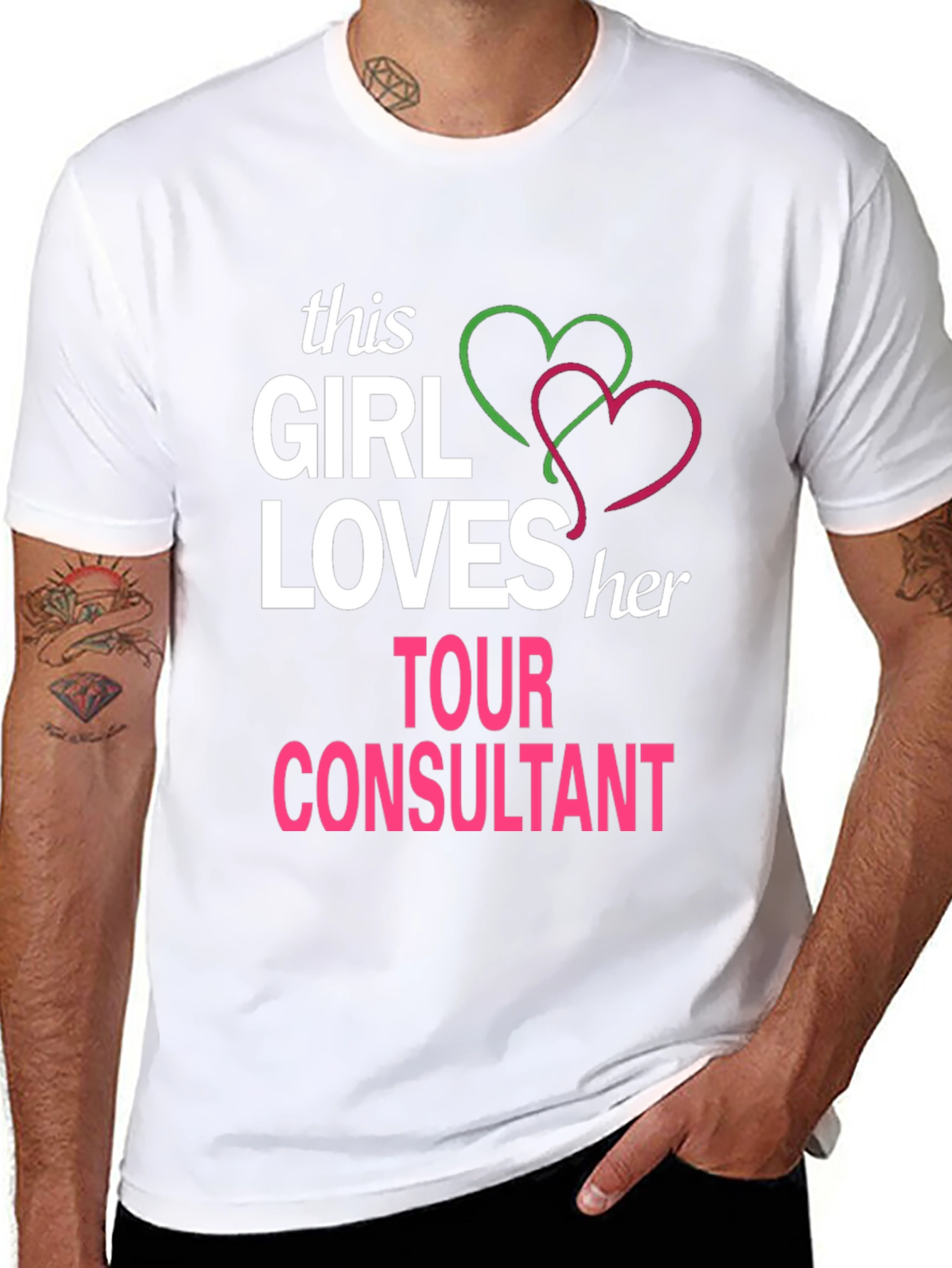 Tour Consultant Lover T-Shirt - Black Graphic Tee