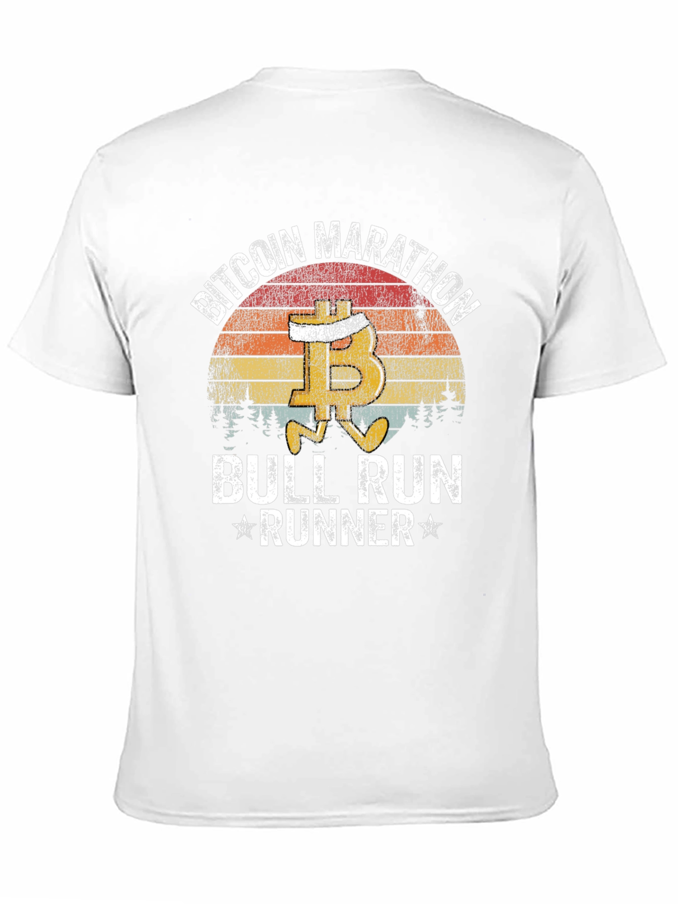 Bitcoin Marathon Bull Run Runner T-Shirt