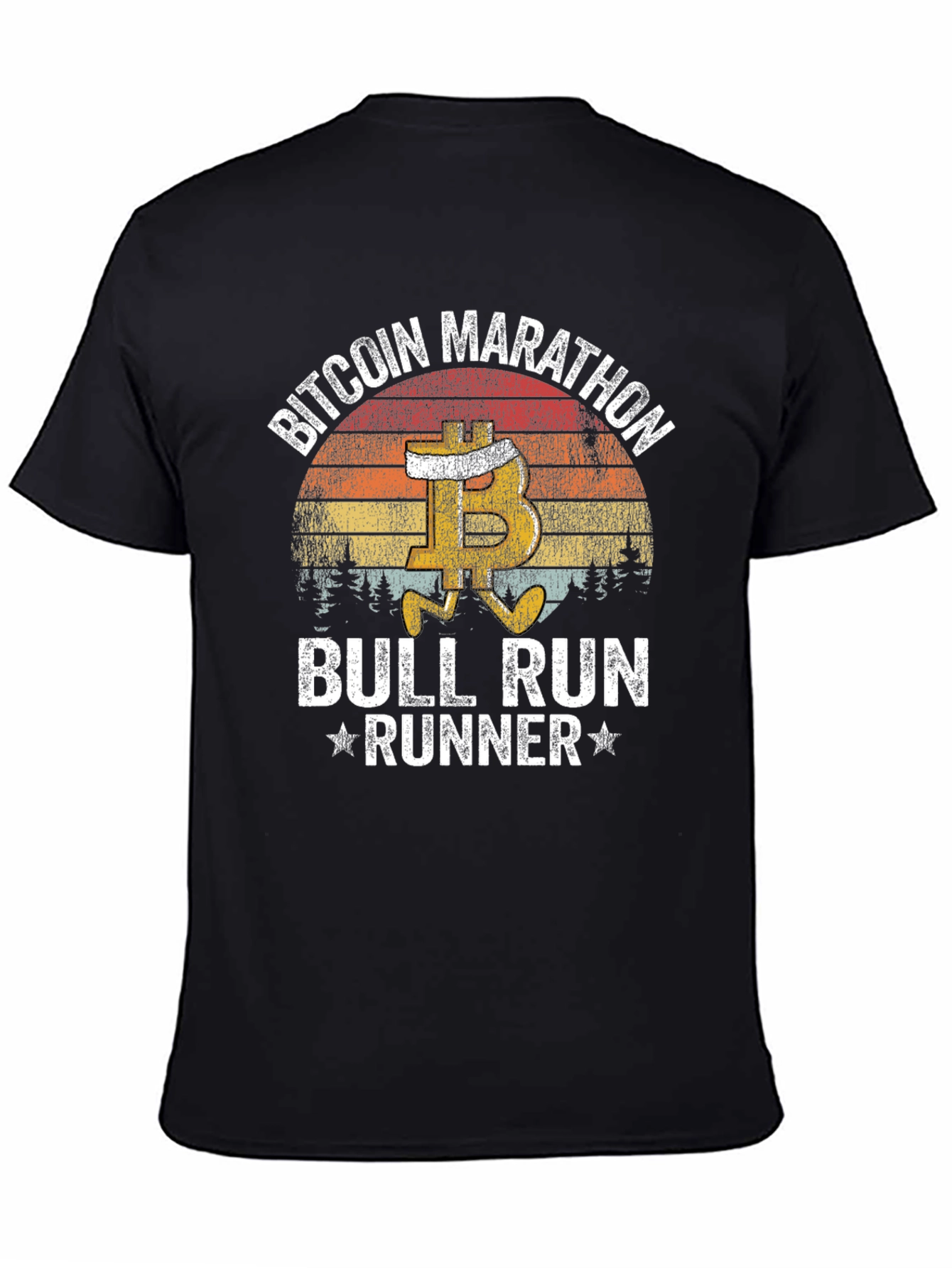 Bitcoin Marathon Bull Run Runner T-Shirt