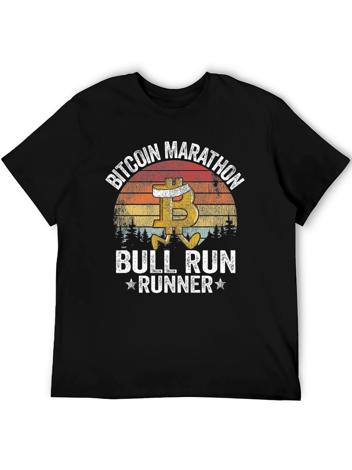 Bitcoin Marathon Bull Run Runner T-Shirt