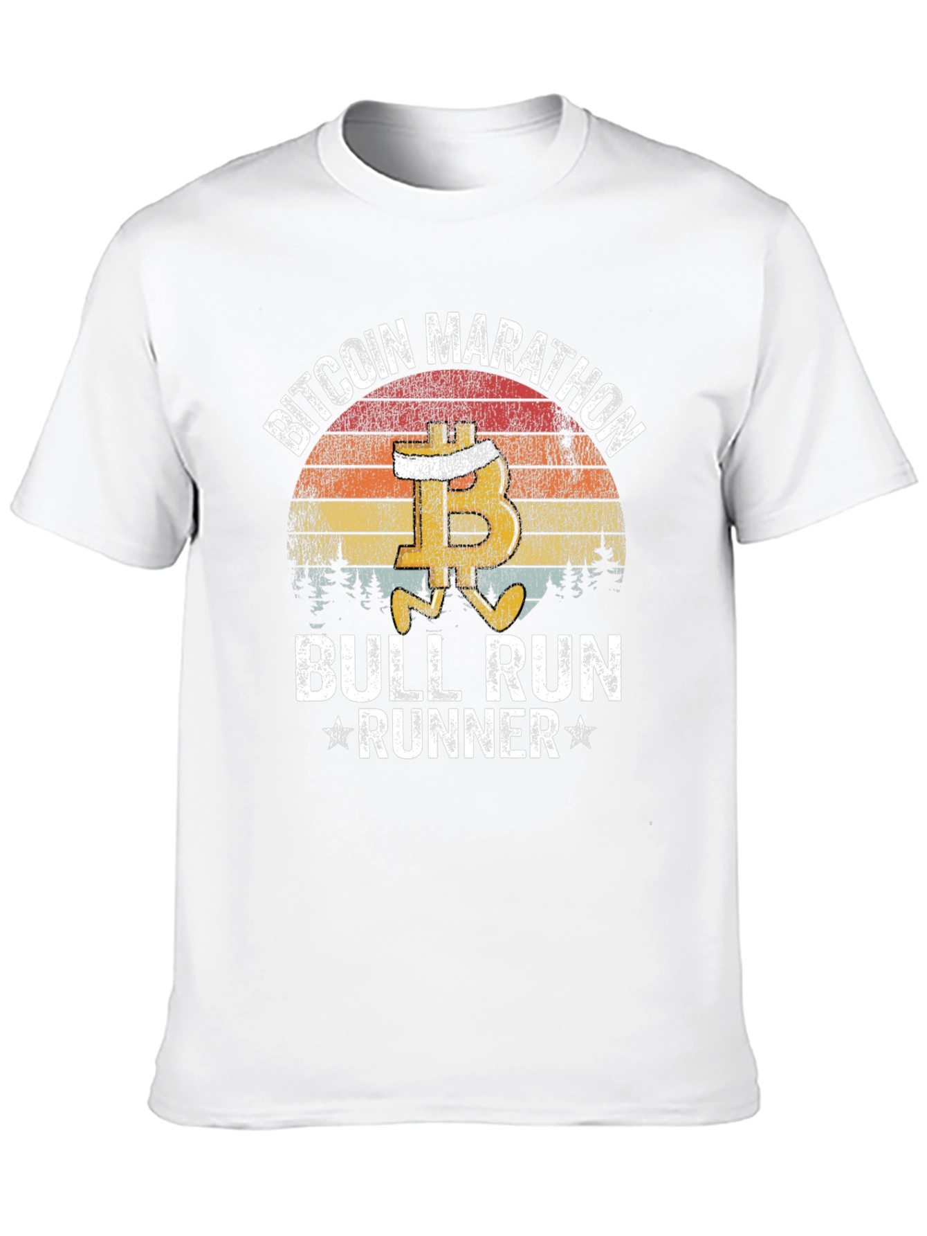 Bitcoin Marathon Bull Run Runner T-Shirt