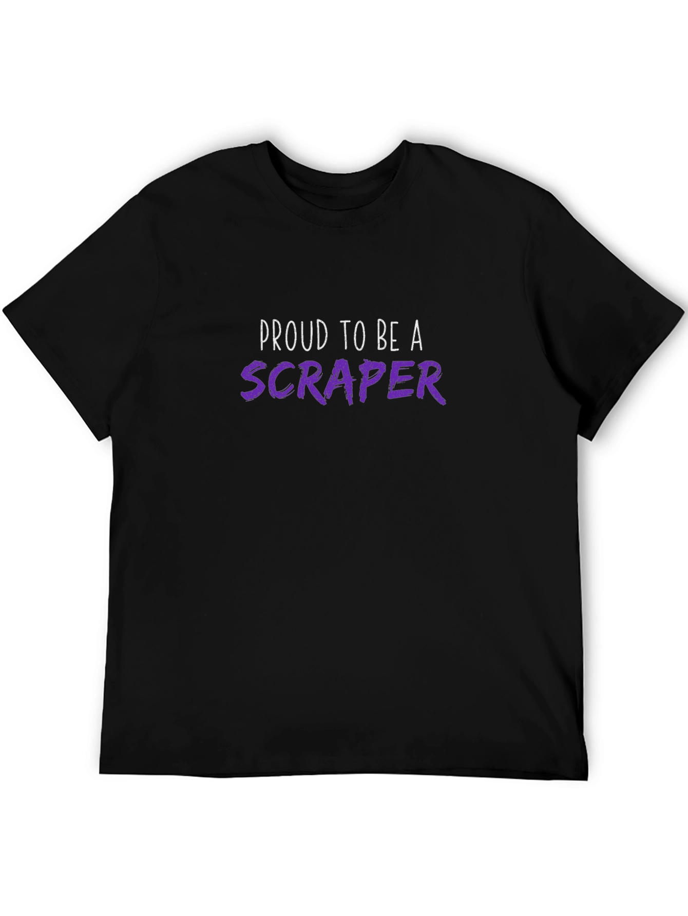 Proud Scraper Graphic T-Shirt - Black
