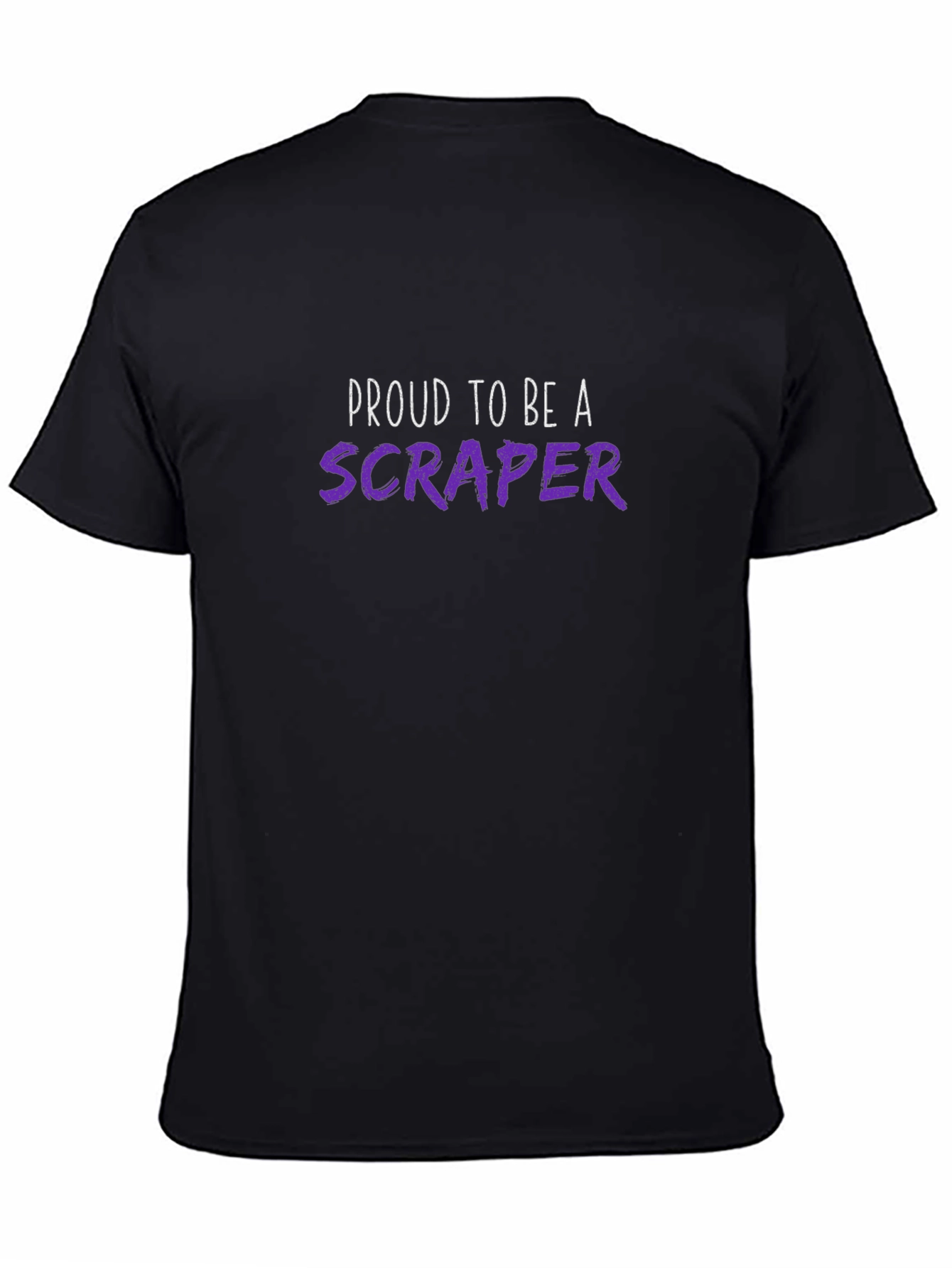 Proud Scraper Graphic T-Shirt - Black