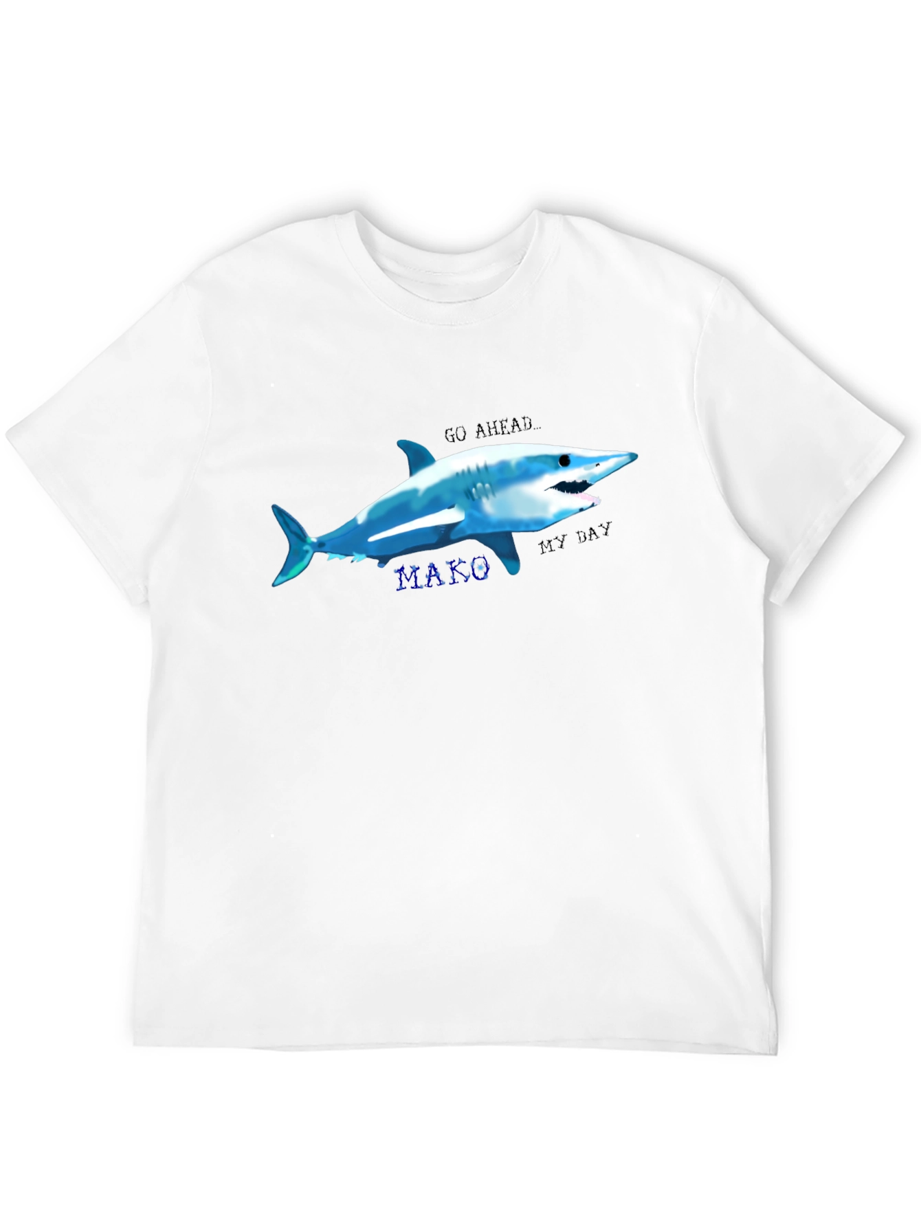 Go Ahead Make My Day Shark T-Shirt
