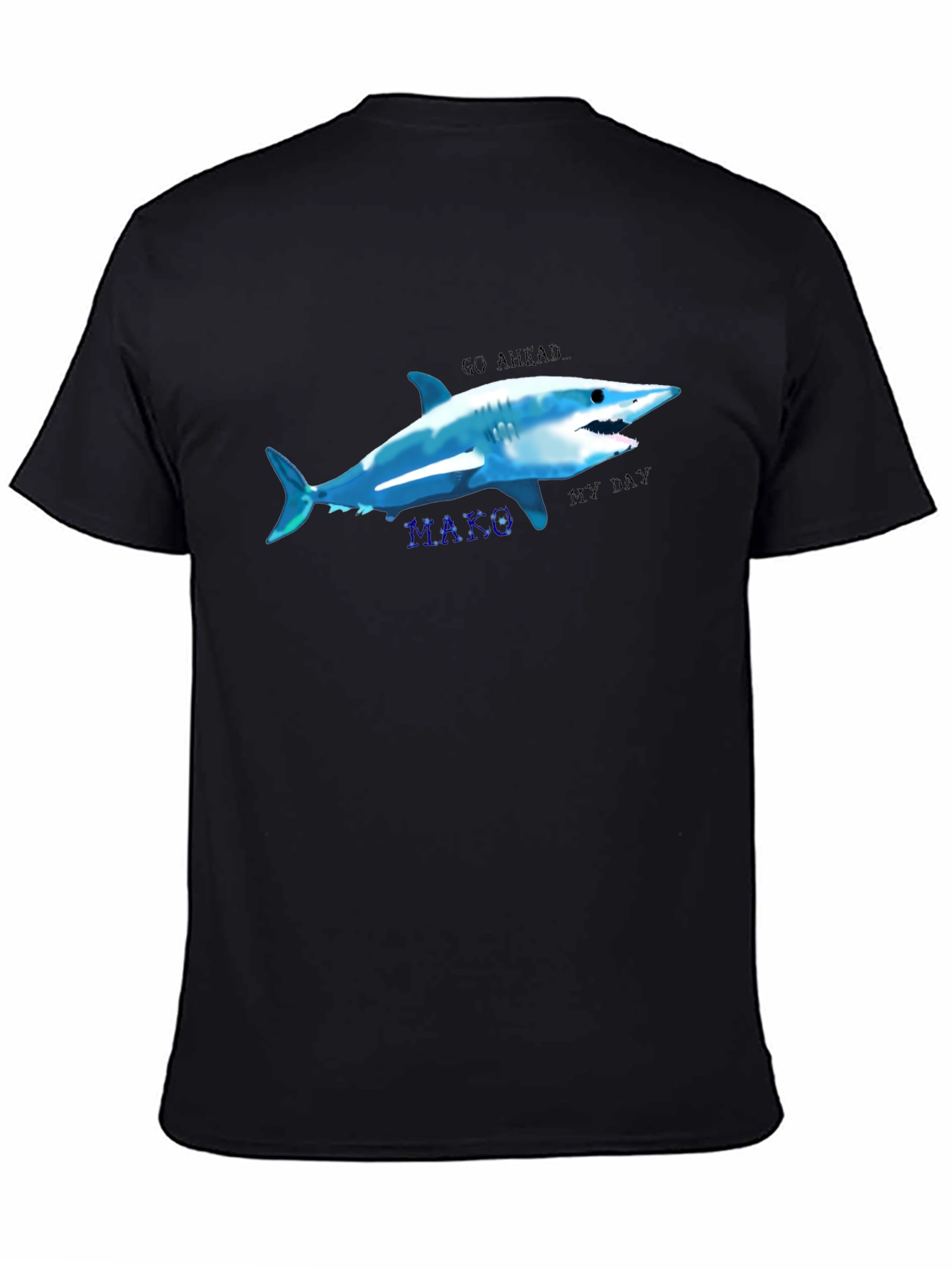 Go Ahead Make My Day Shark T-Shirt