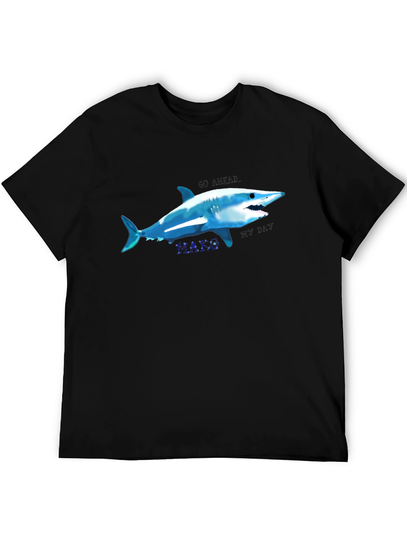 Go Ahead Make My Day Shark T-Shirt