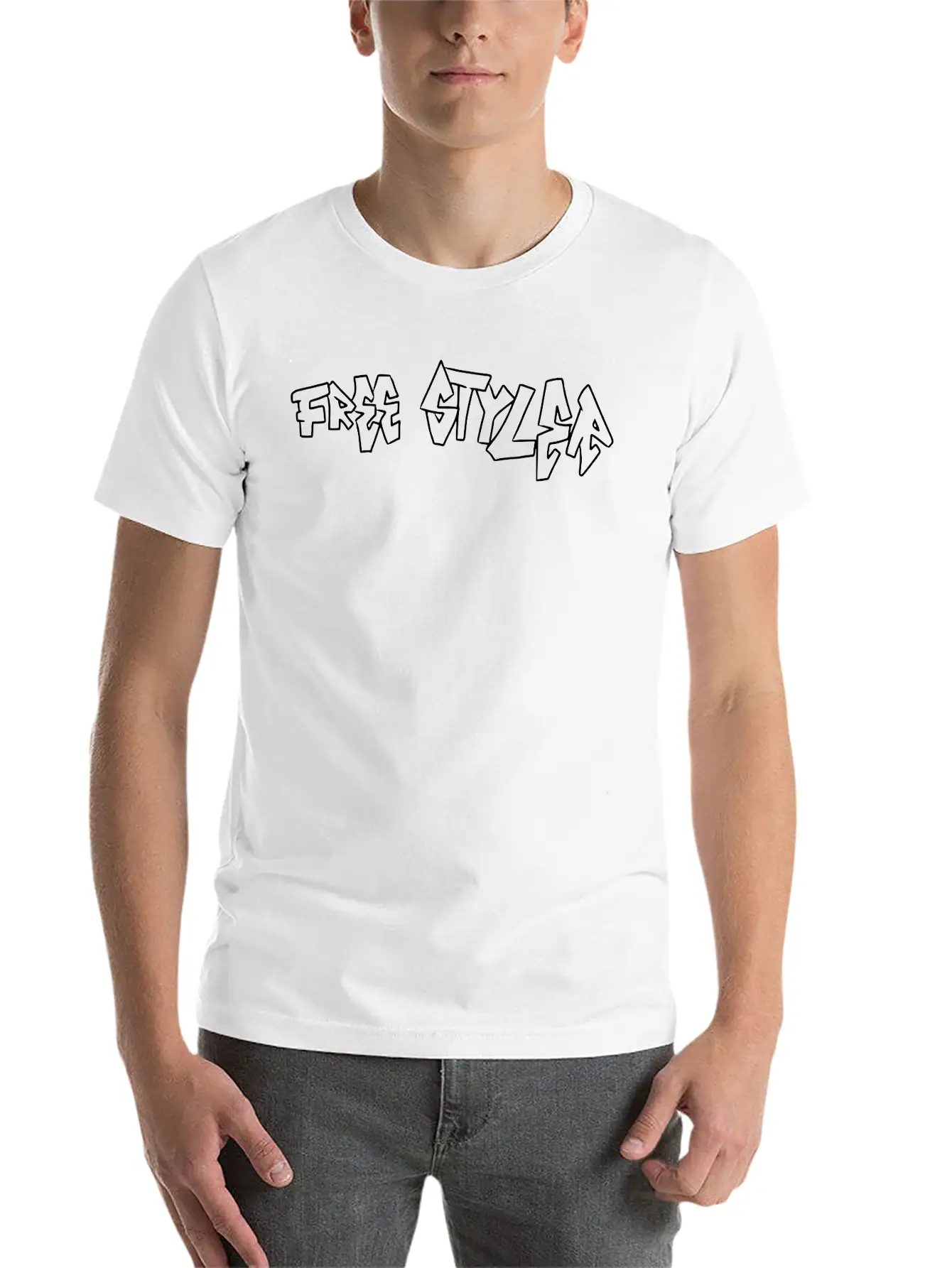 Graffiti Free Styler Unisex Casual T-Shirt – Clean Design For Daily Comfort