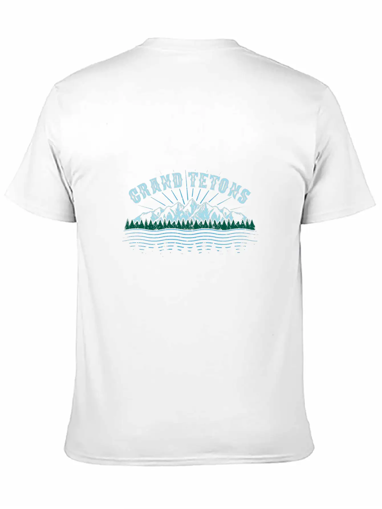 Grand Tetons Wyoming National Park Gift Unisex Casual T-Shirt – Clean Design For Daily Comfort