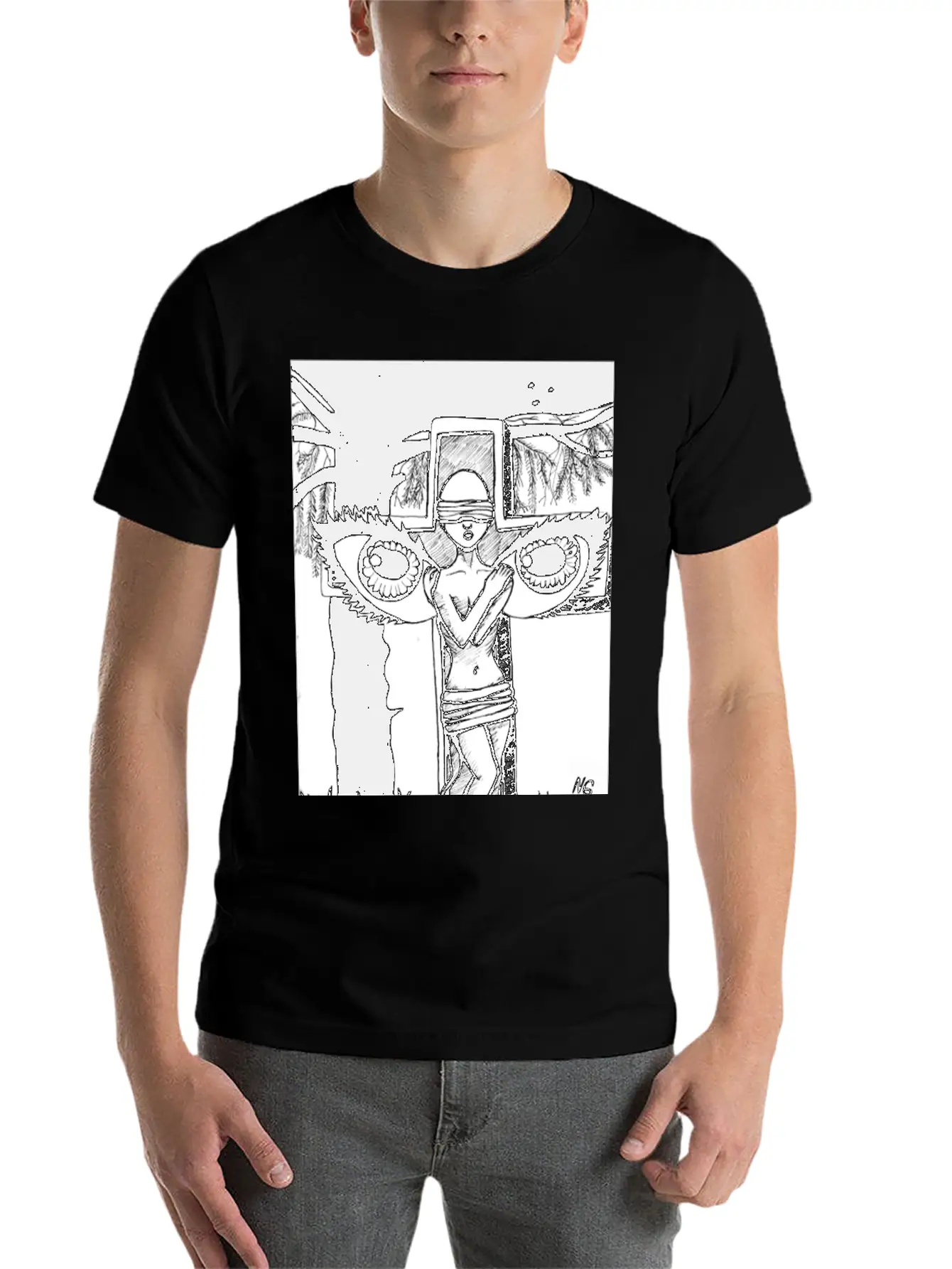 Graveyard Unisex Casual T-Shirt – Clean Design For Daily Comfort