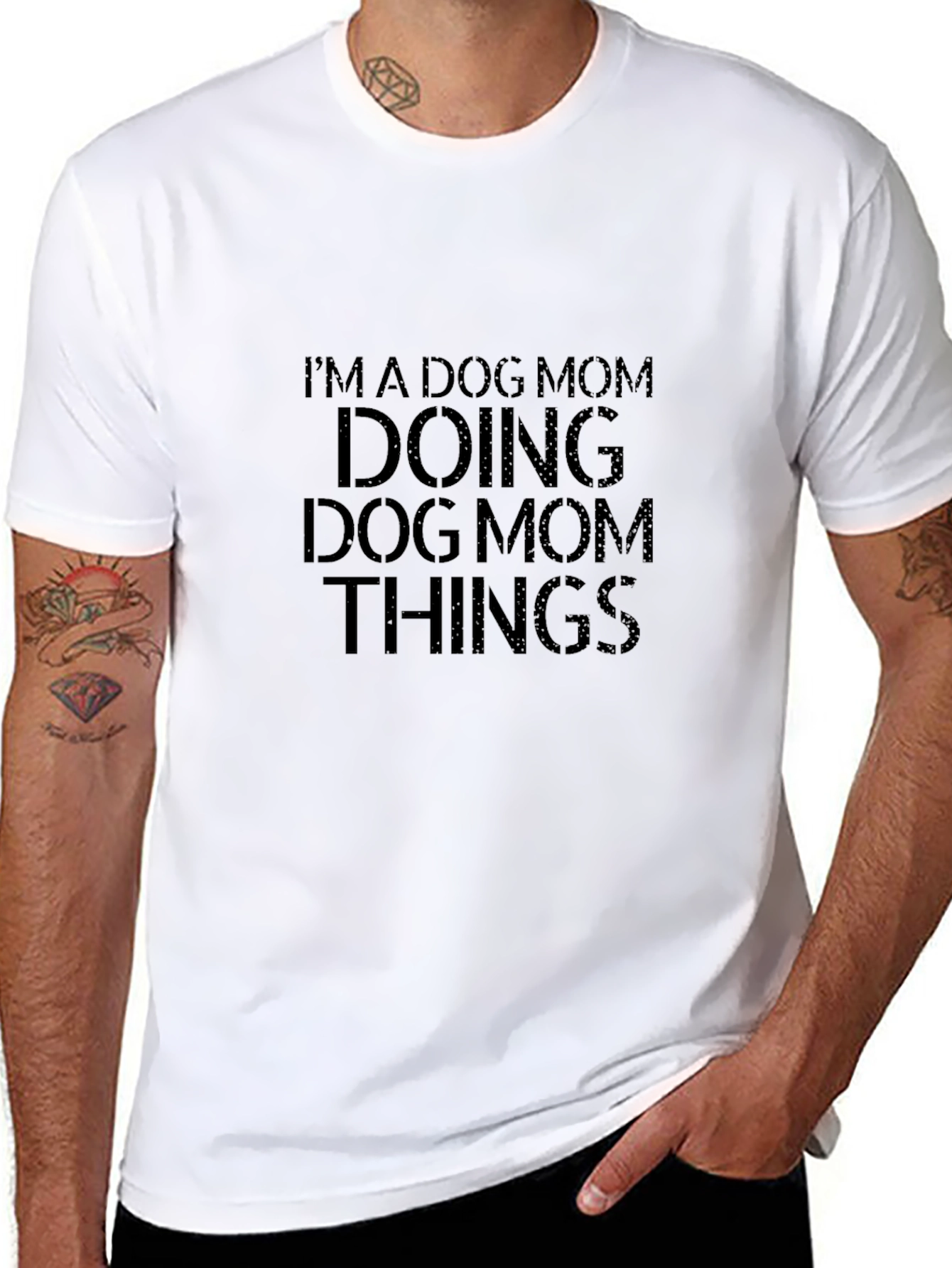 Dog Mom Graphic T-Shirt - Soft Cotton Tee
