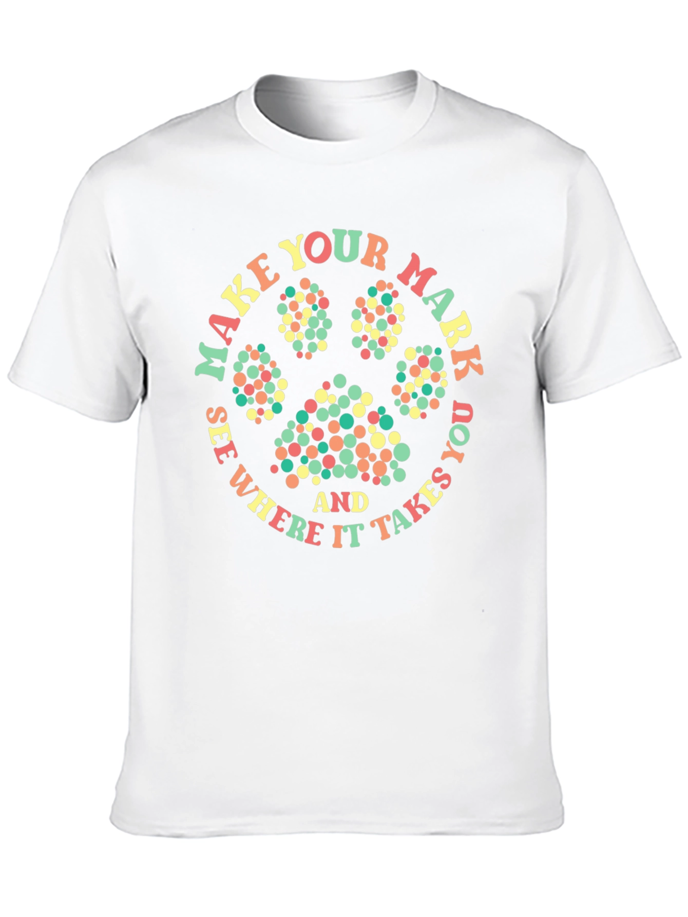 Make Your Mark Paw Print Graphic Tee