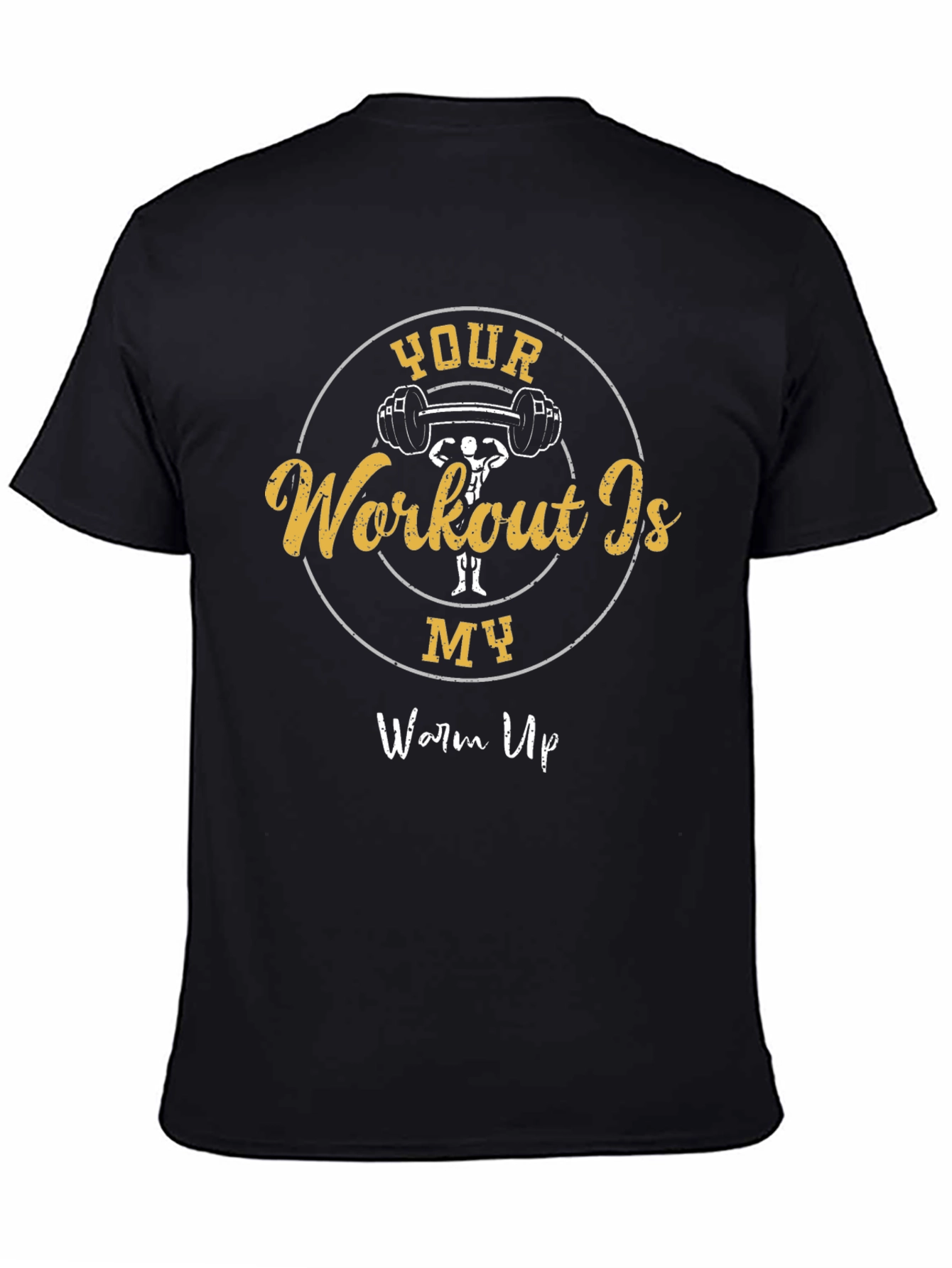 Workout Is My Warm Up Graphic Tee