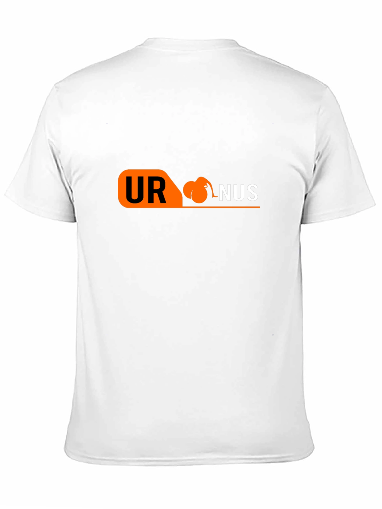Humorous Uranus Graphic Tee - Black