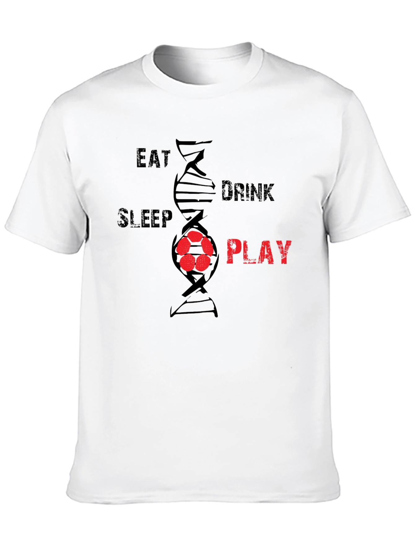 Eat Sleep Soccer DNA T-Shirt