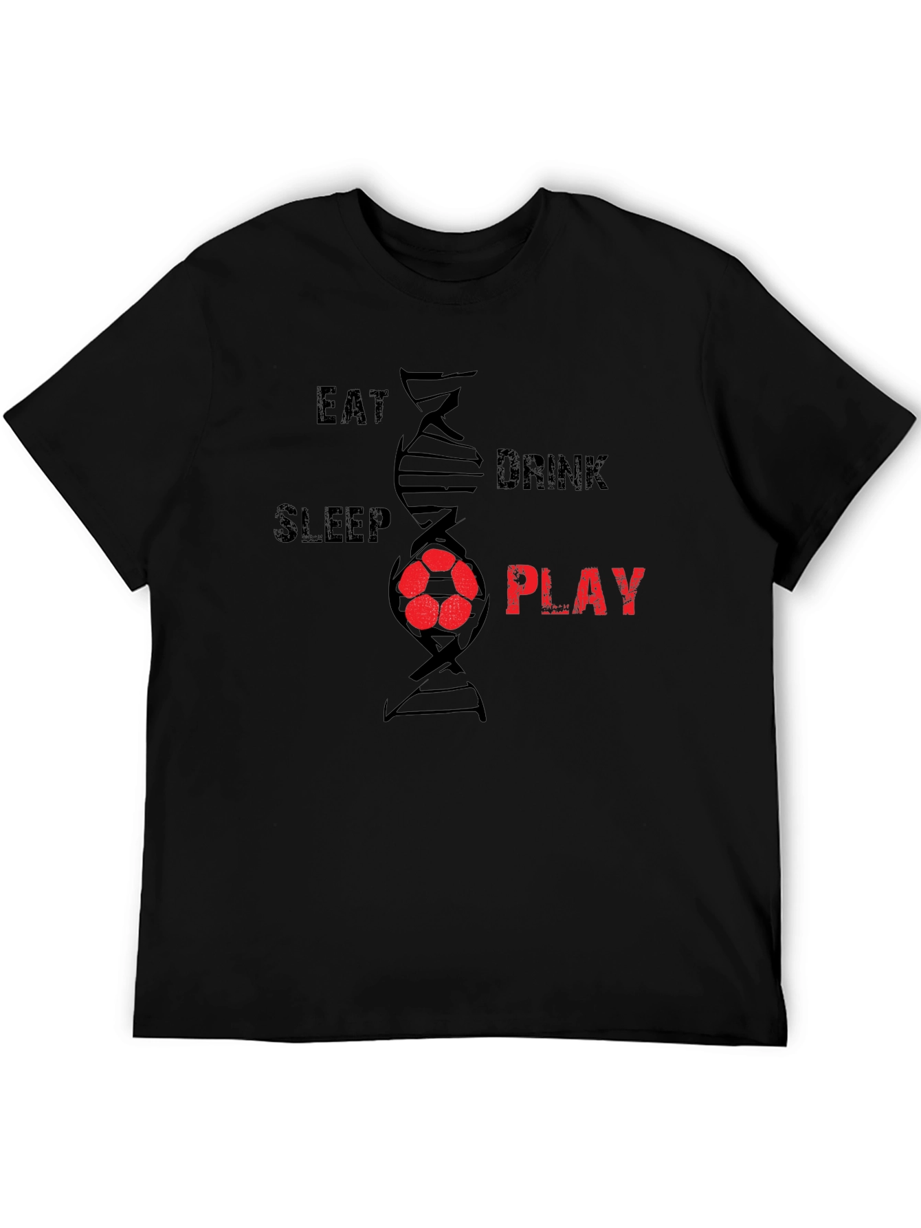 Eat Sleep Soccer DNA T-Shirt