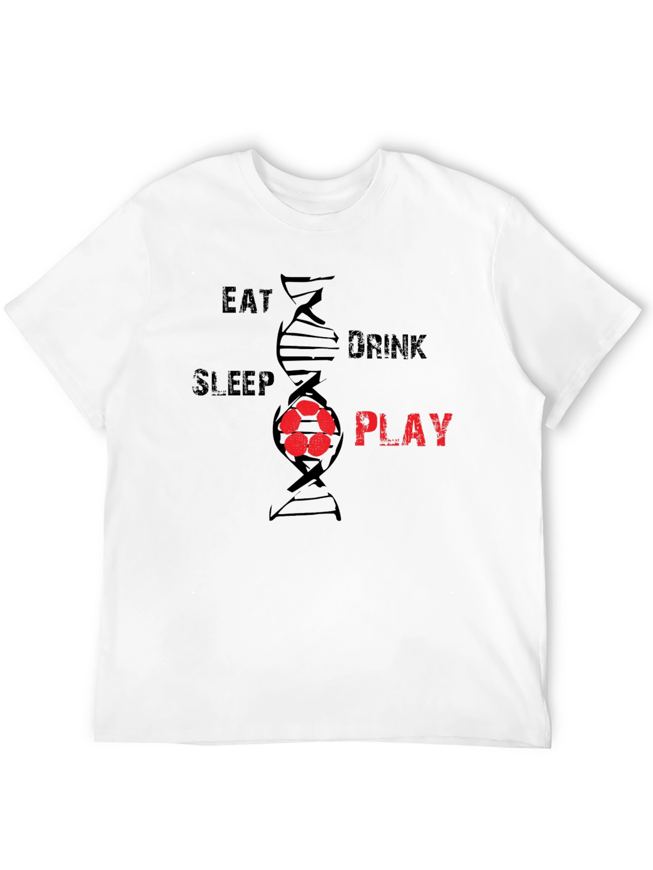 Eat Sleep Soccer DNA T-Shirt