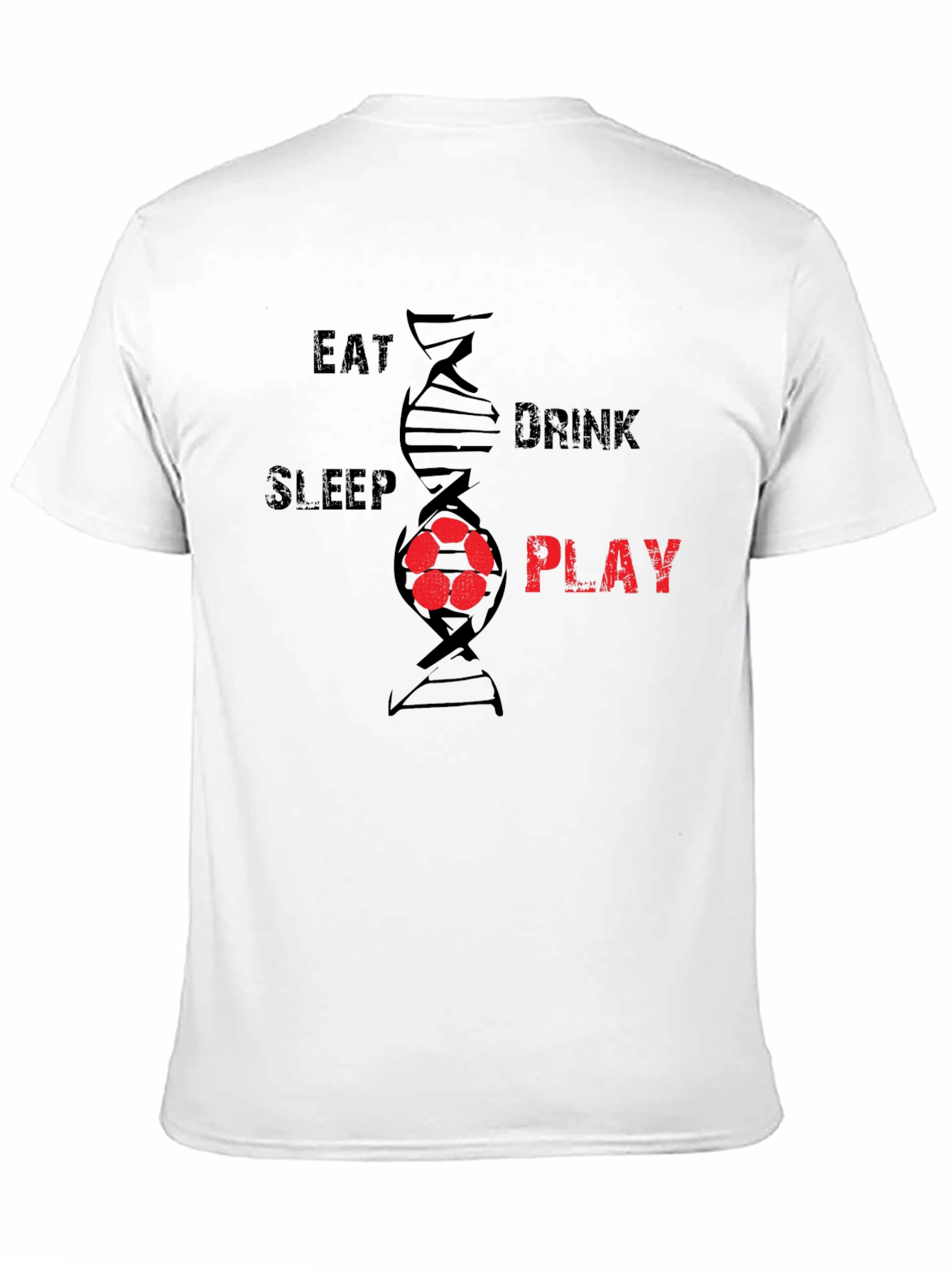 Eat Sleep Soccer DNA T-Shirt