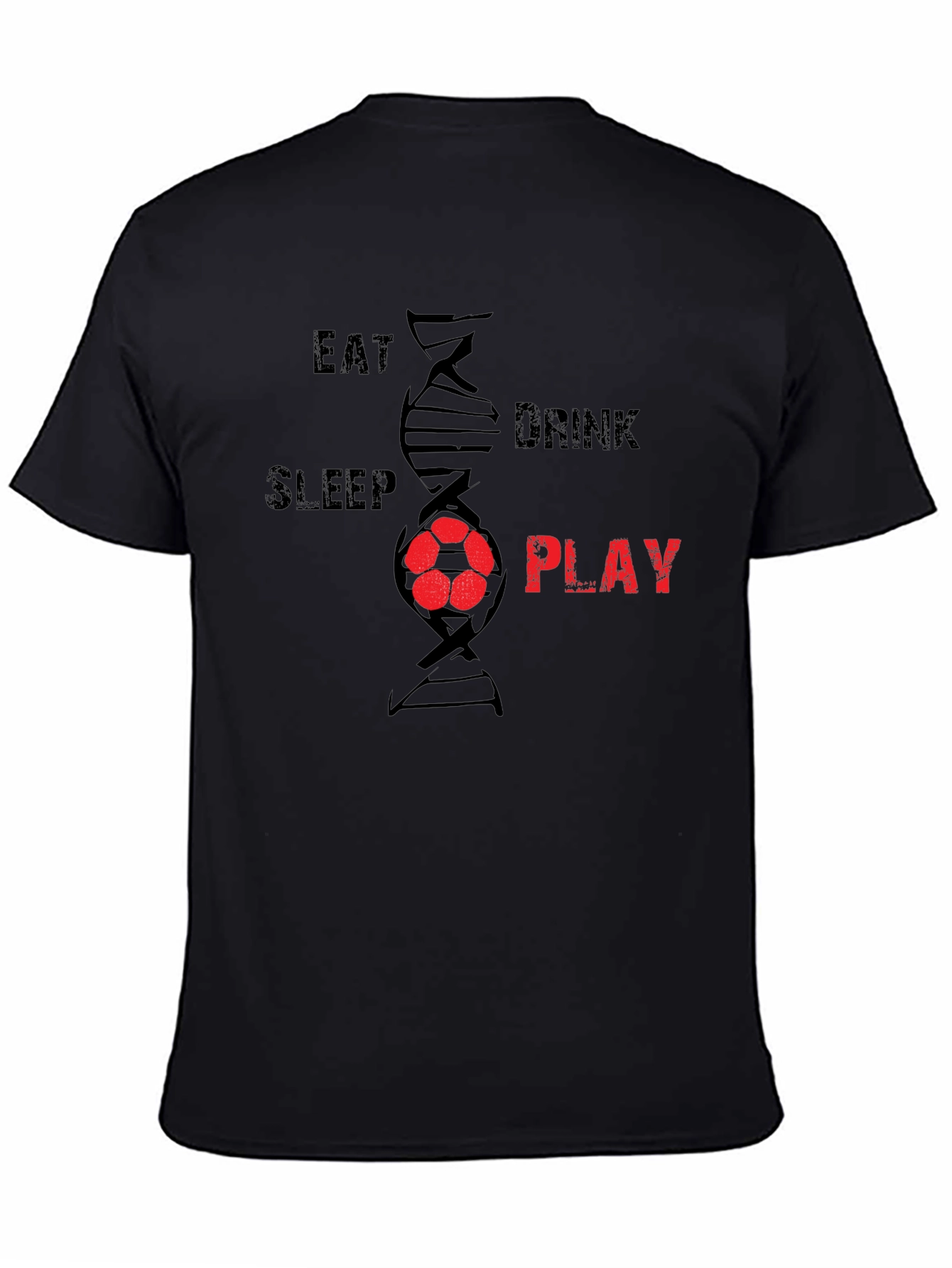 Eat Sleep Soccer DNA T-Shirt