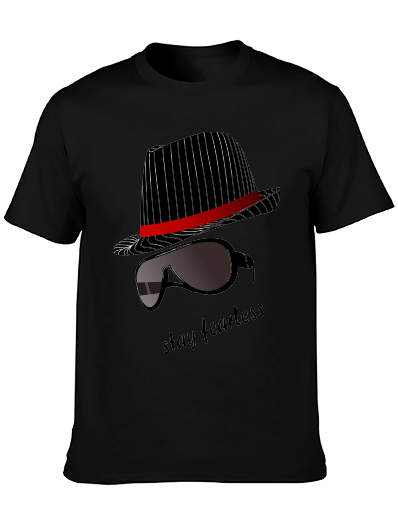 Stay Fearless Graphic T-Shirt - Sleek Design