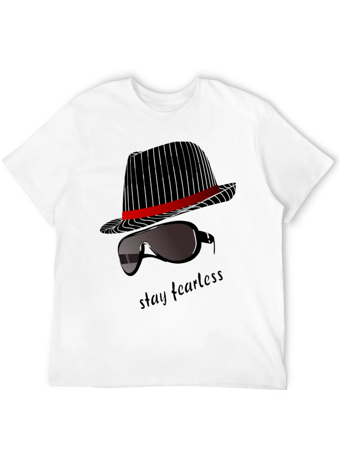 Stay Fearless Graphic T-Shirt - Sleek Design