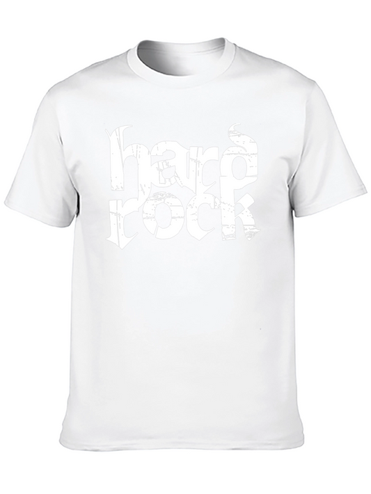Hard Rock Distressed Graphic Black T-Shirt