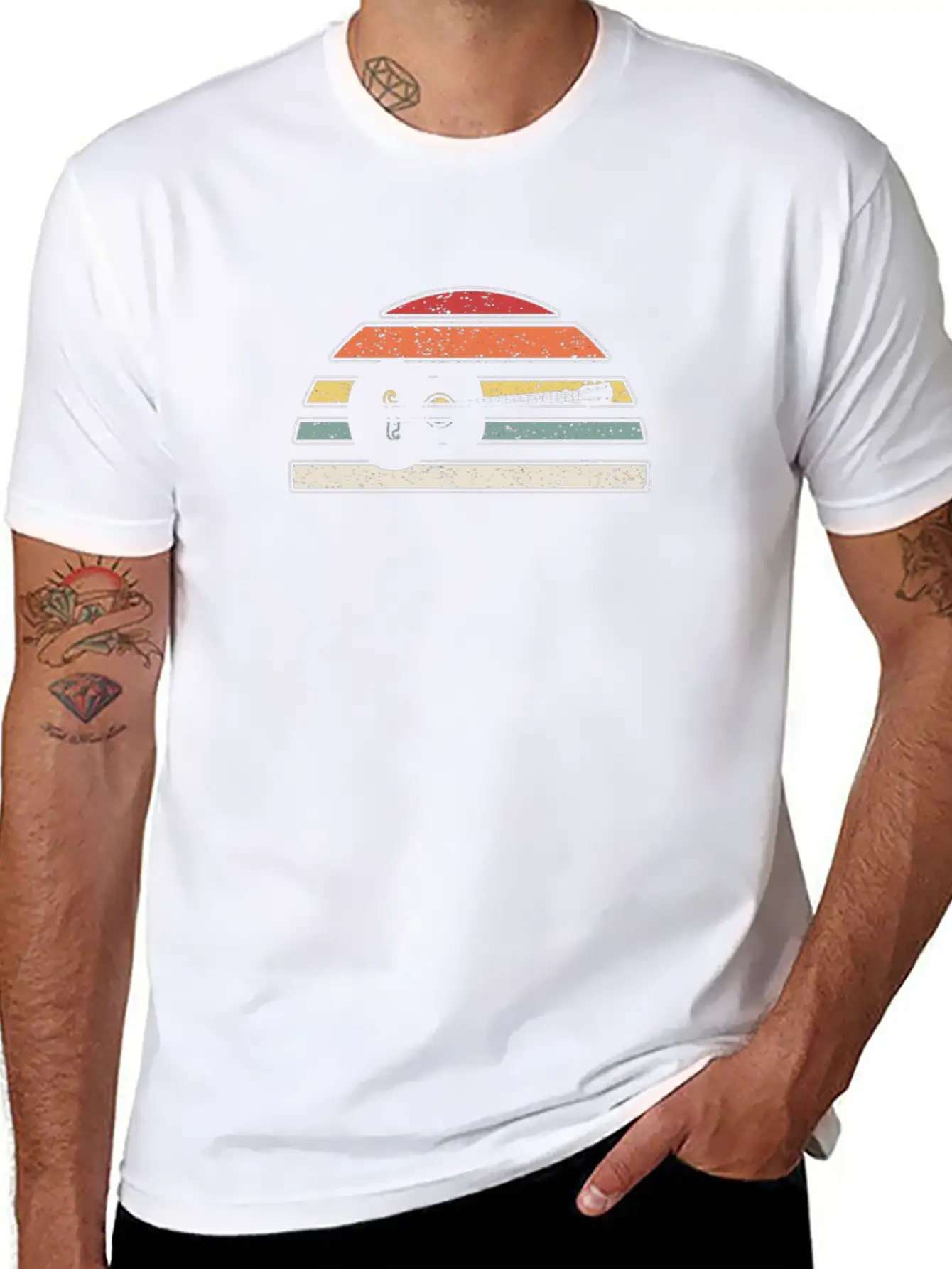 Guitar Unisex Casual T-Shirt – Clean Design For Daily Comfort
