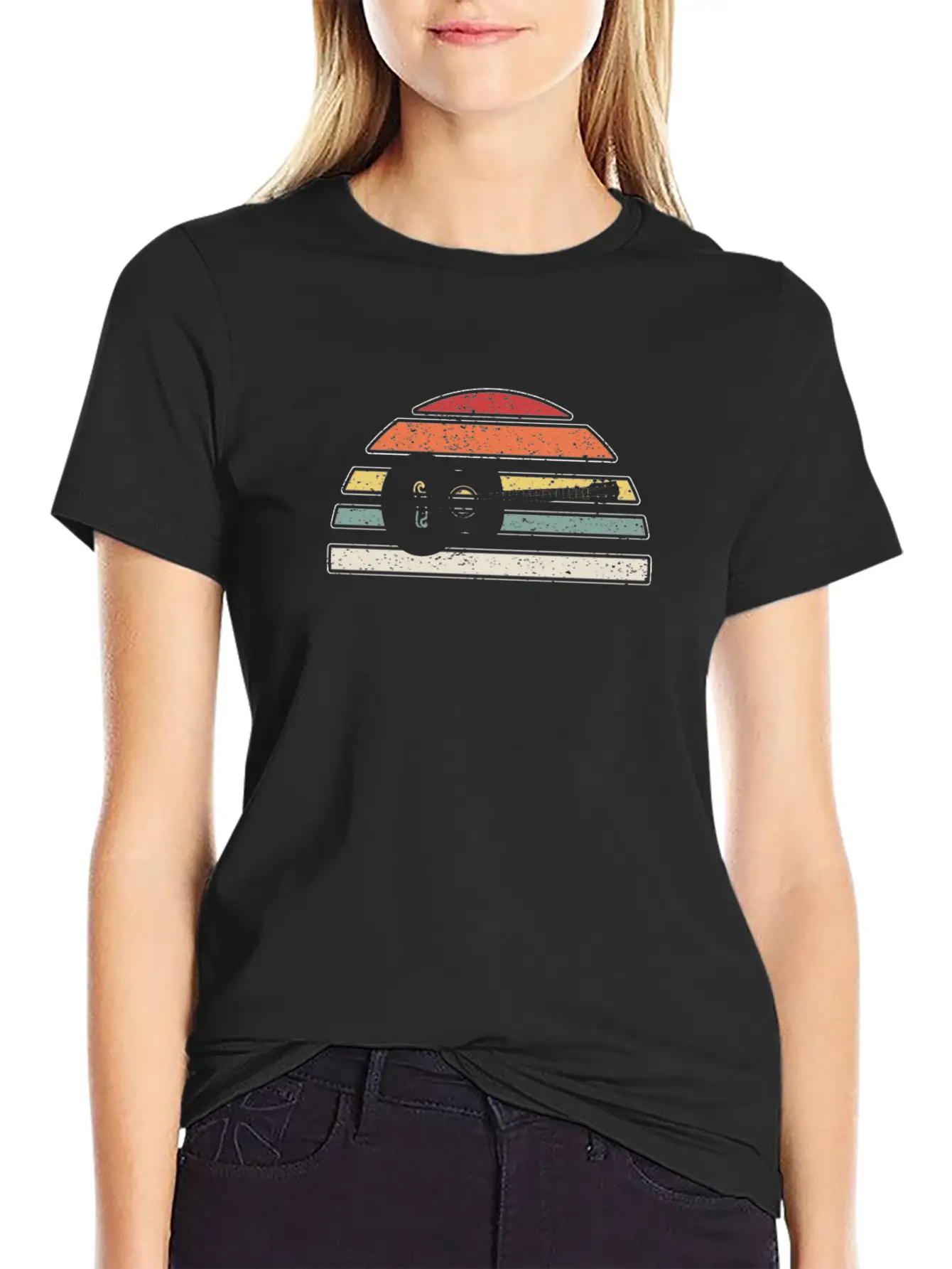 Guitar Unisex Casual T-Shirt – Clean Design For Daily Comfort
