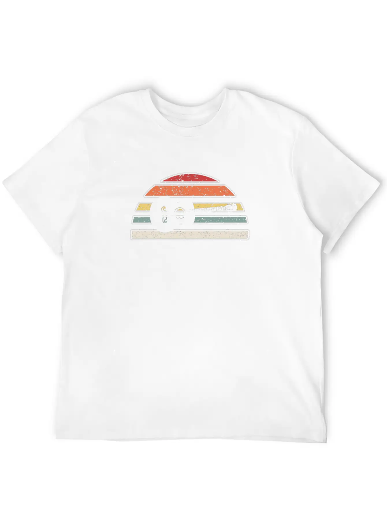 Guitar Unisex Casual T-Shirt – Clean Design For Daily Comfort