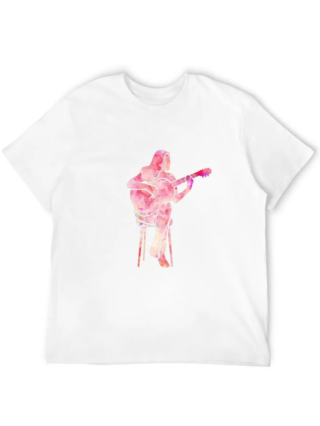 Guitarist Guitar Player Acoustic Guitar Women Gift Unisex Casual T-Shirt – Clean Design For Daily Comfort