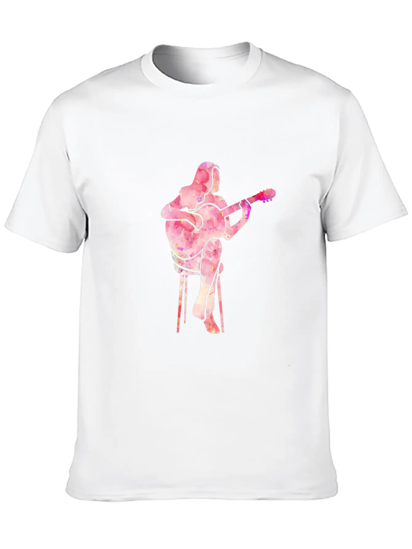 Guitarist Guitar Player Acoustic Guitar Women Gift Unisex Casual T-Shirt – Clean Design For Daily Comfort