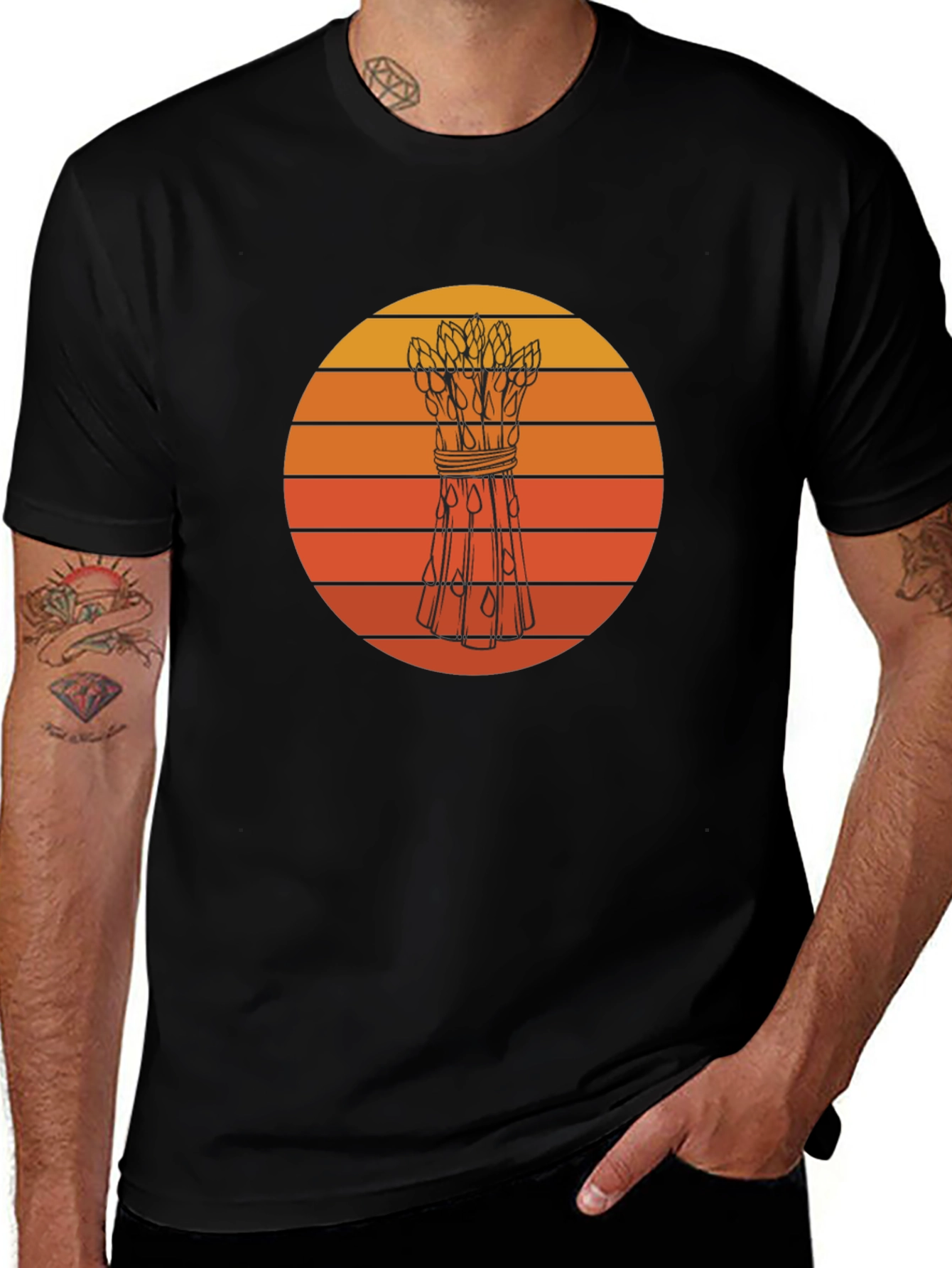 Asparagus Sunset T-Shirt - Stylish & Unique Design