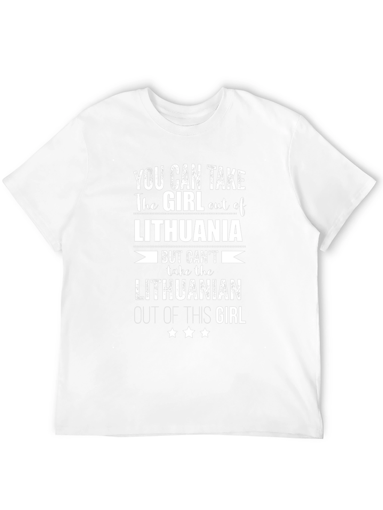 Lithuanian Girl T-Shirt - Unique Novelty Graphic Tee
