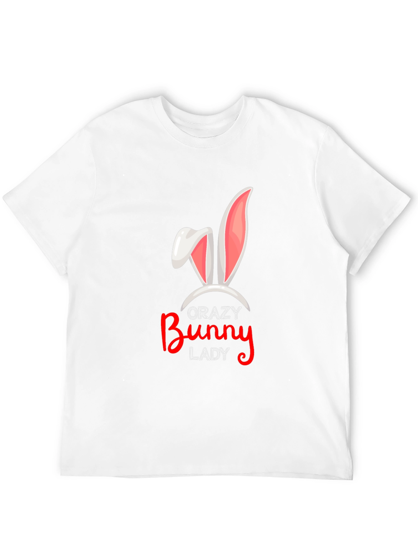 Crazy Bunny Lady T-Shirt Black