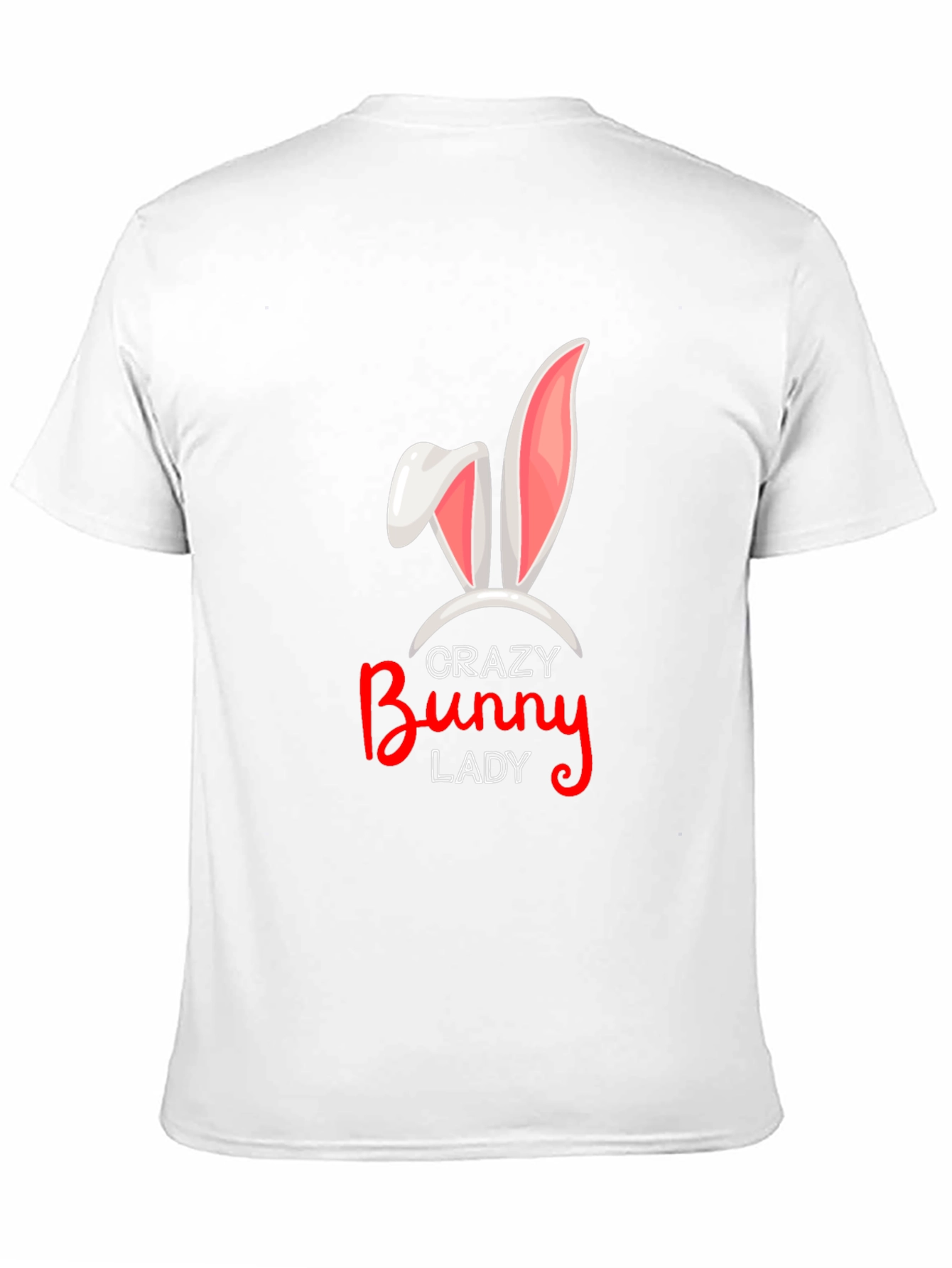 Crazy Bunny Lady T-Shirt Black