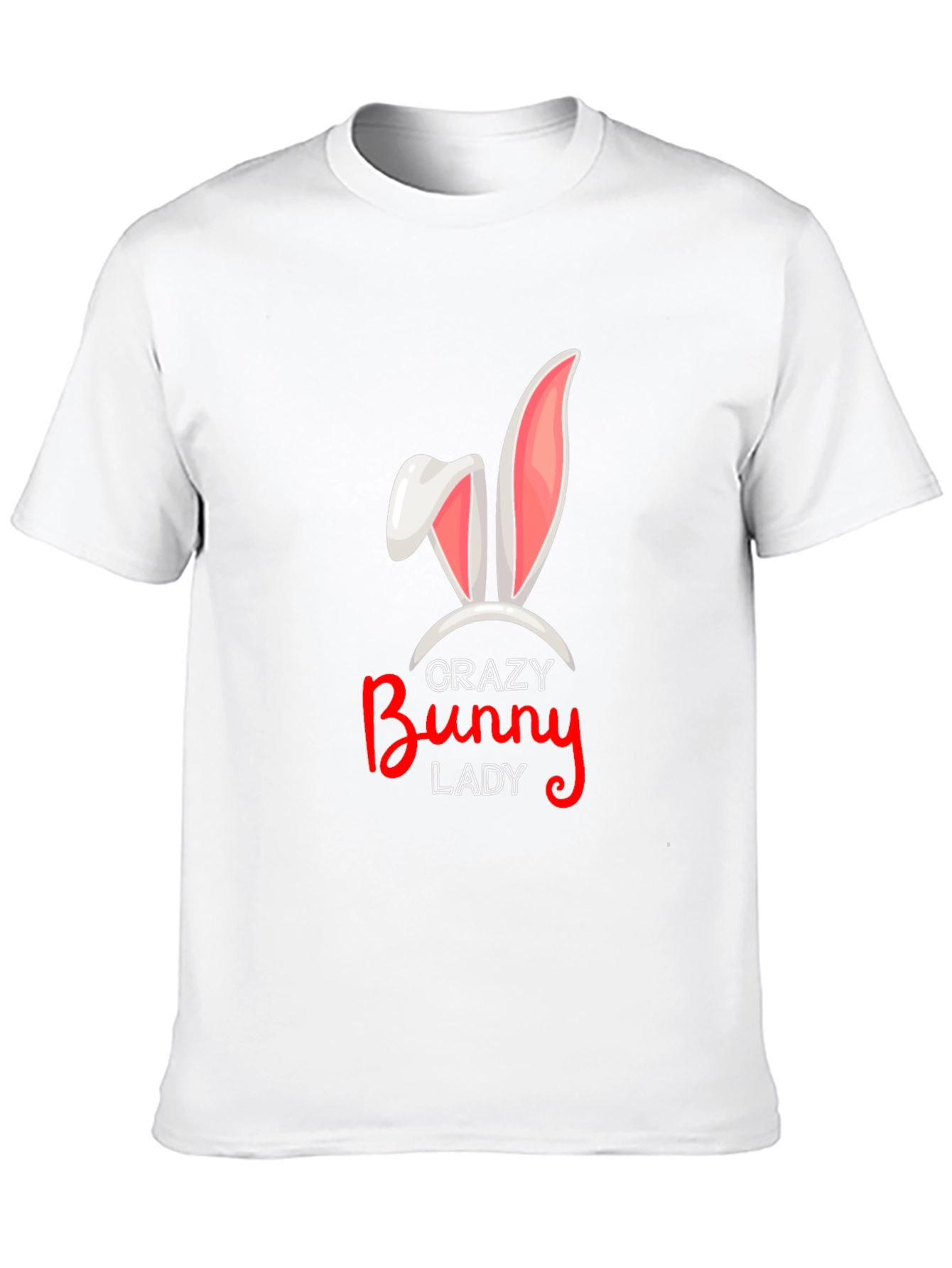 Crazy Bunny Lady T-Shirt Black