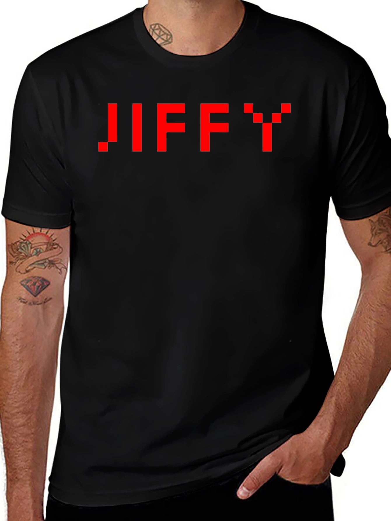 Jiffy Pixel T-Shirt - Retro Gaming Style