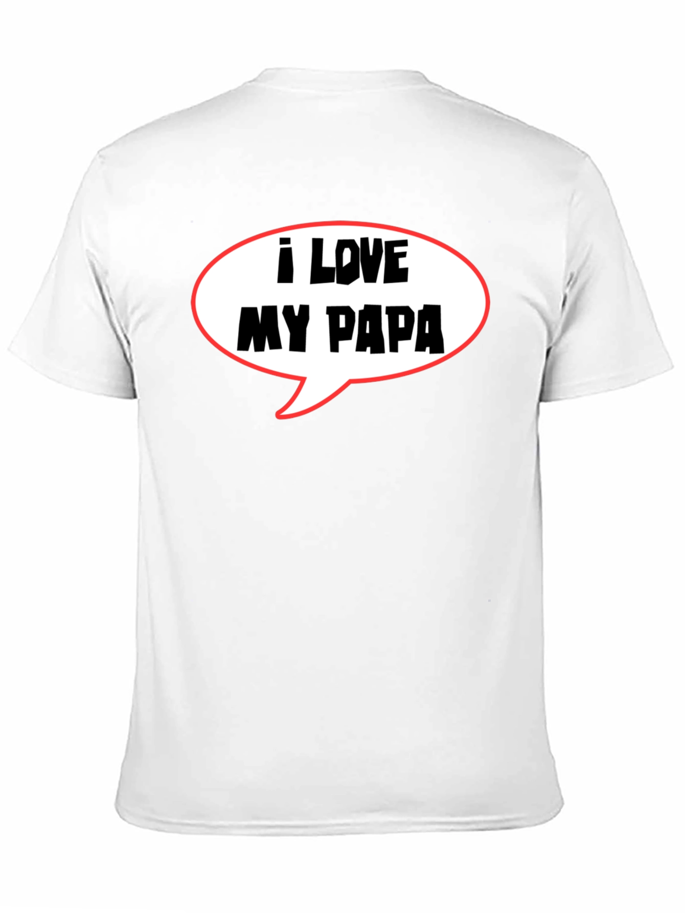 I Love My Papa T-Shirt Fathers Day Gift