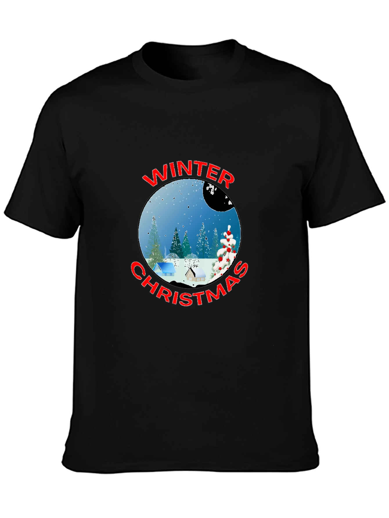 Winter Christmas Graphic T-Shirt