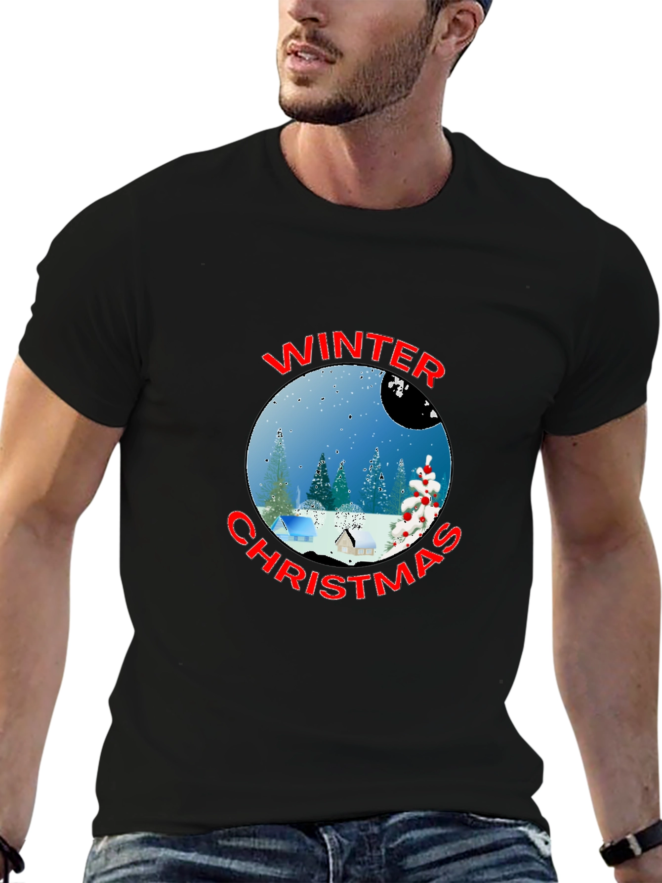 Winter Christmas Graphic T-Shirt