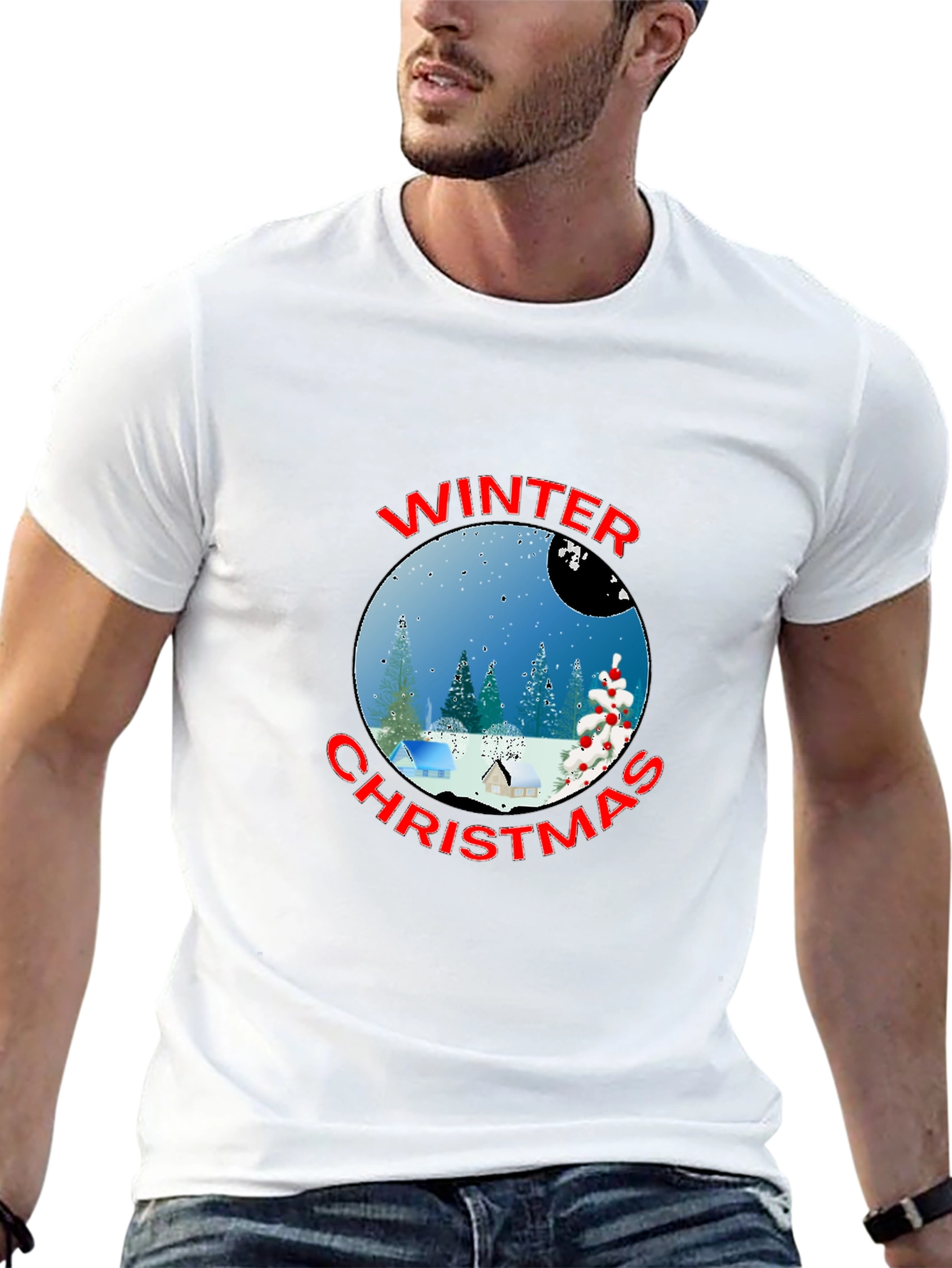 Winter Christmas Graphic T-Shirt
