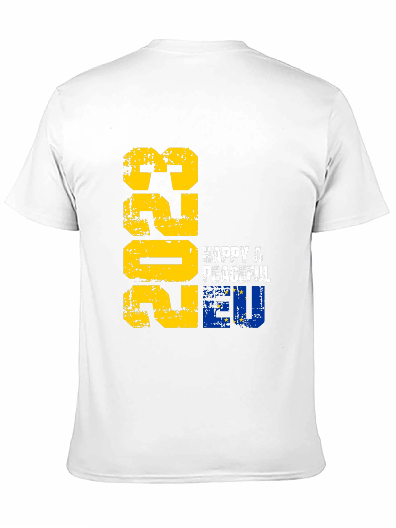 Happy & Peaceful EU 2023 Black T-Shirt