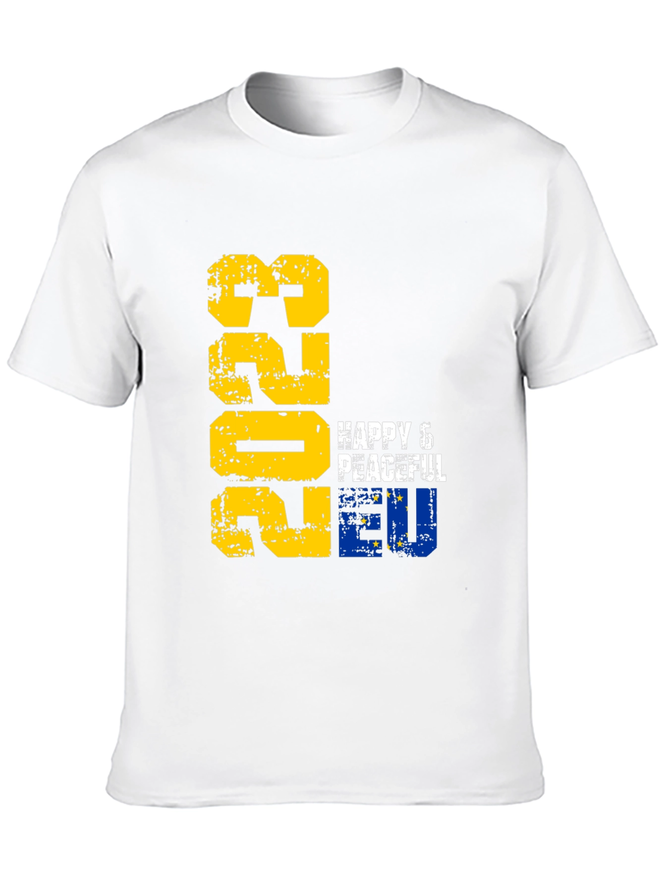Happy & Peaceful EU 2023 Black T-Shirt