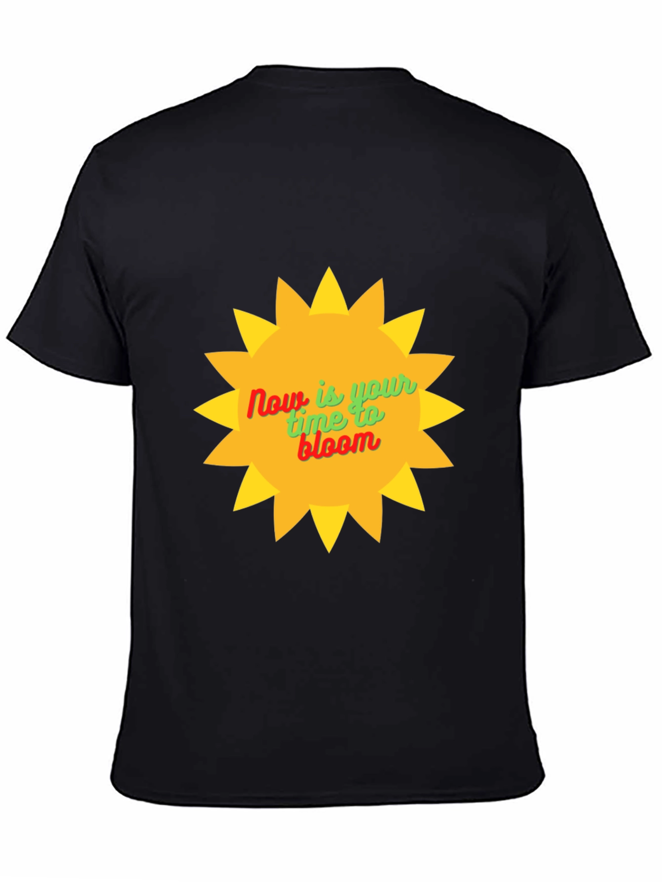 Bloom Now Black T-Shirt
