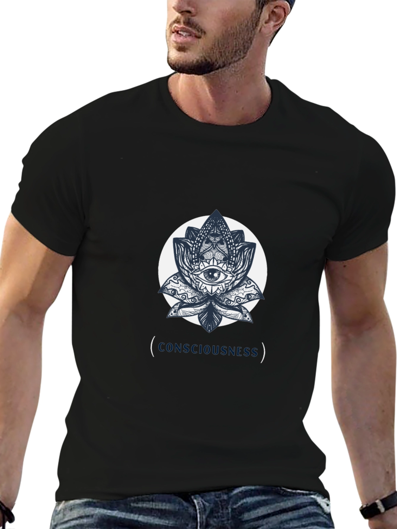 Consciousness Lotus Graphic Tee