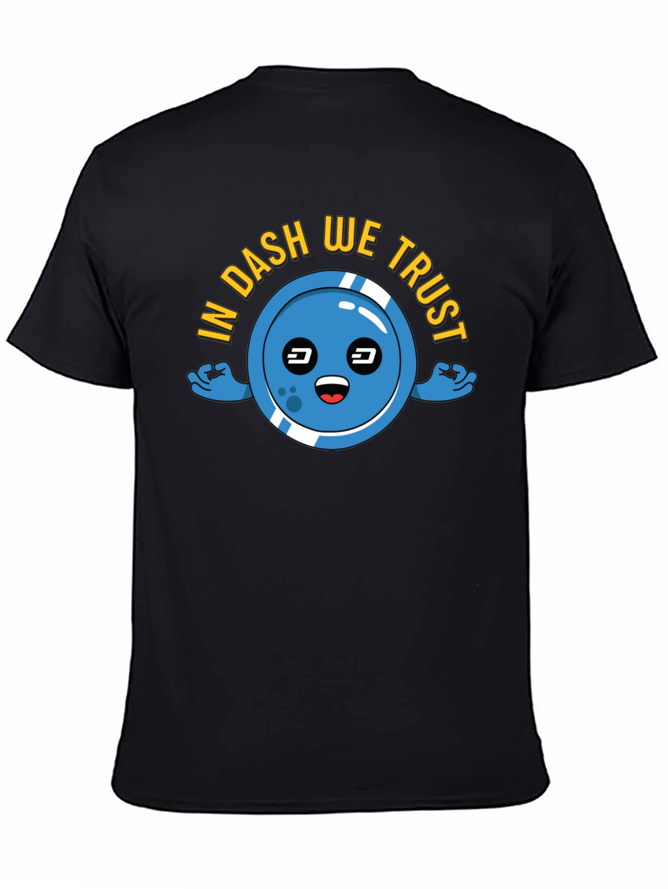 In DASH We Trust T-Shirt Crypto Black Tee