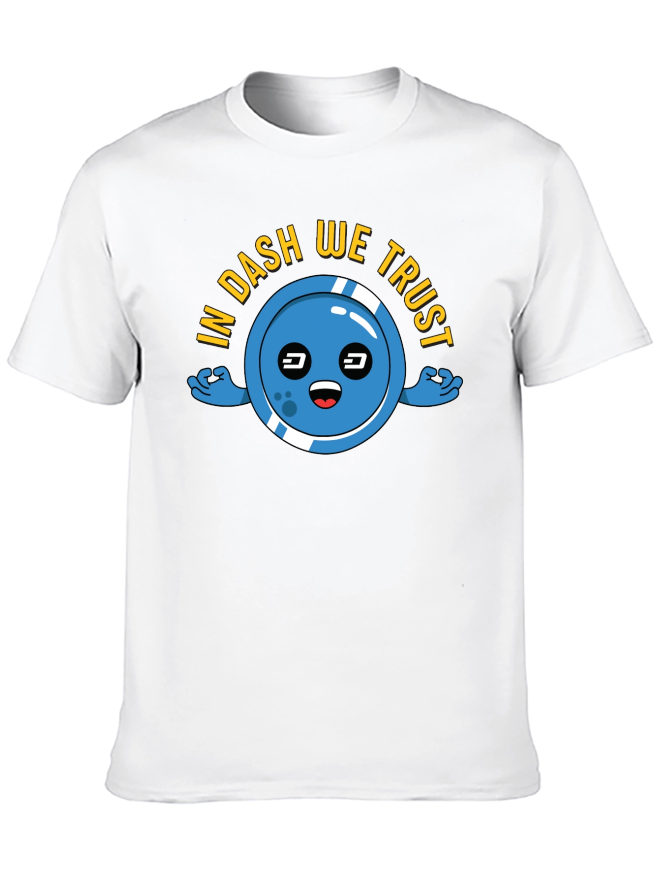 In DASH We Trust T-Shirt Crypto Black Tee