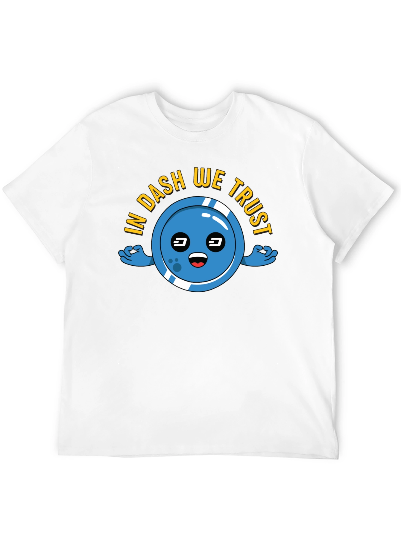 In DASH We Trust T-Shirt Crypto Black Tee