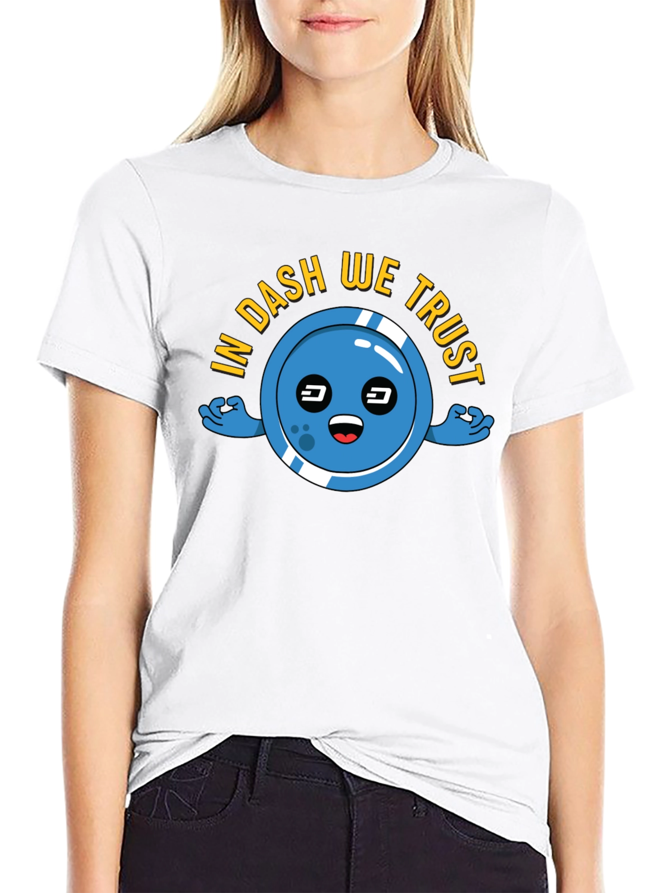 In DASH We Trust T-Shirt Crypto Black Tee