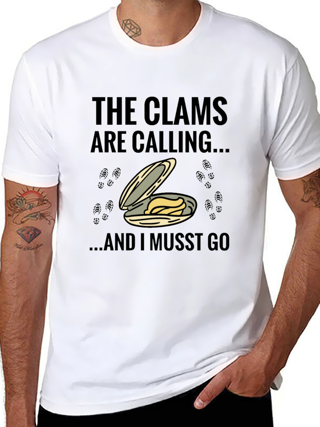Clams are Calling T-Shirt - Must Go!